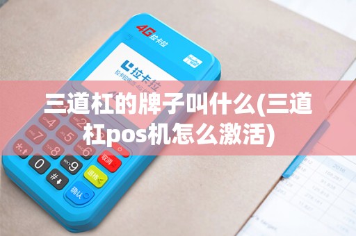 三道杠的牌子叫什么(三道杠pos机怎么激活)