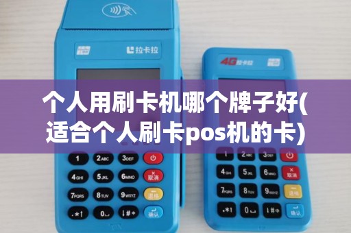 个人用刷卡机哪个牌子好(适合个人刷卡pos机的卡)