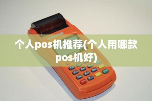 个人pos机推荐(个人用哪款pos机好)