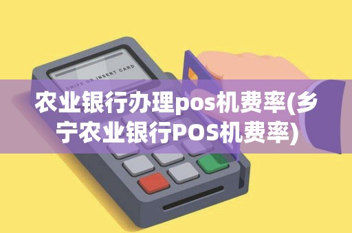 农业银行办理pos机费率(乡宁农业银行POS机费率)