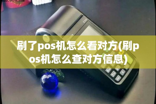 刷了pos机怎么看对方(刷pos机怎么查对方信息)