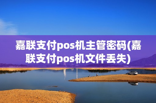 嘉联支付pos机主管密码(嘉联支付pos机文件丢失)