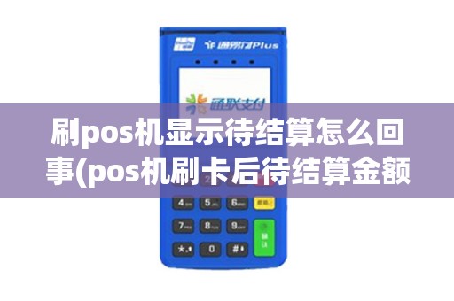 刷pos机显示待结算怎么回事(pos机刷卡后待结算金额)