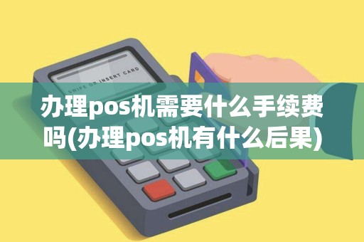 办理pos机需要什么手续费吗(办理pos机有什么后果)
