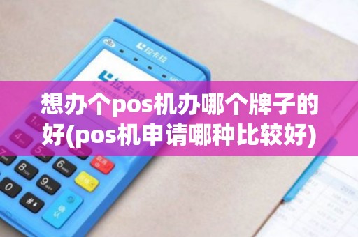 想办个pos机办哪个牌子的好(pos机申请哪种比较好)