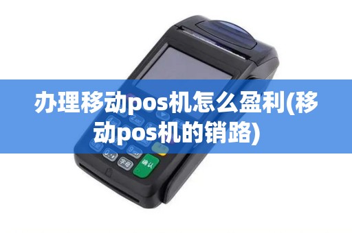 办理移动pos机怎么盈利(移动pos机的销路)
