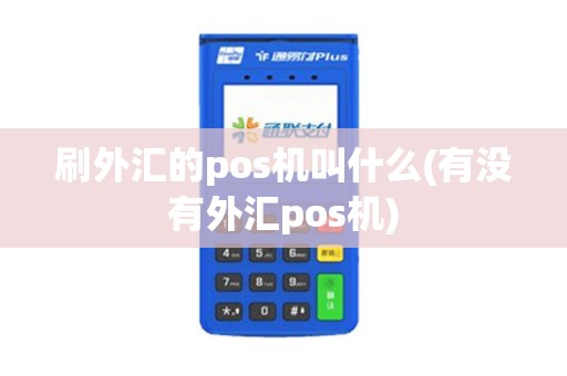 刷外汇的pos机叫什么(有没有外汇pos机)