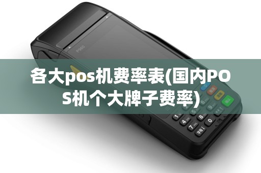 各大pos机费率表(国内POS机个大牌子费率)