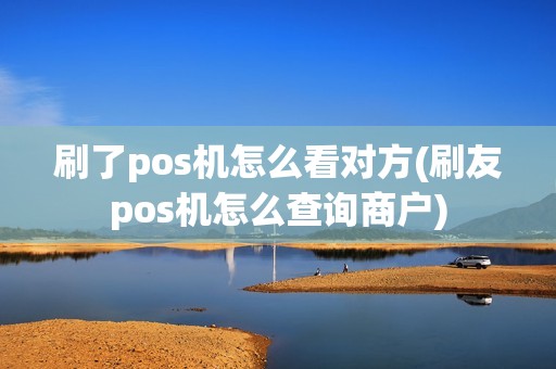刷了pos机怎么看对方(刷友pos机怎么查询商户)
