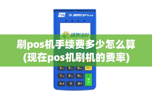 刷pos机手续费多少怎么算(现在pos机刷机的费率)