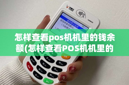 怎样查看pos机机里的钱余额(怎样查看POS机机里的钱)