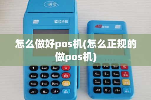 怎么做好pos机(怎么正规的做pos机)