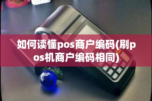 如何读懂pos商户编码(刷pos机商户编码相同)