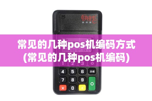 常见的几种pos机编码方式(常见的几种pos机编码)
