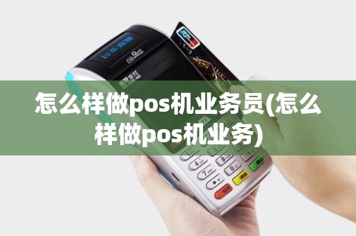 怎么样做pos机业务员(怎么样做pos机业务)