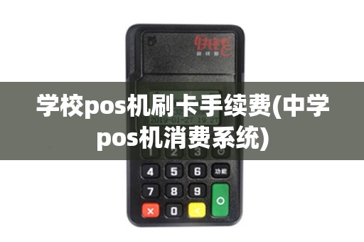 学校pos机刷卡手续费(中学pos机消费系统)