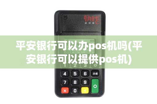 平安银行可以办pos机吗(平安银行可以提供pos机)