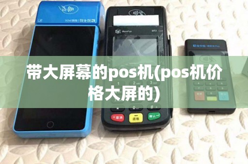 带大屏幕的pos机(pos机价格大屏的)