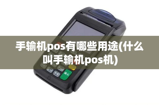 手输机pos有哪些用途(什么叫手输机pos机)