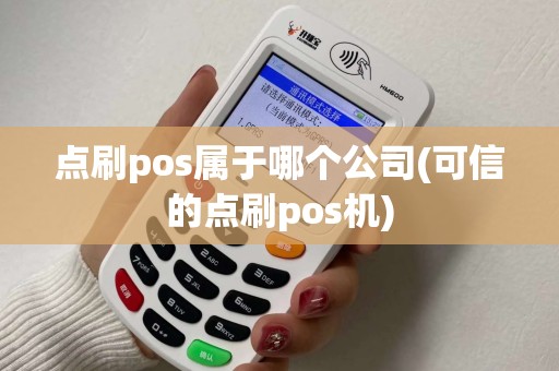 点刷pos属于哪个公司(可信的点刷pos机)