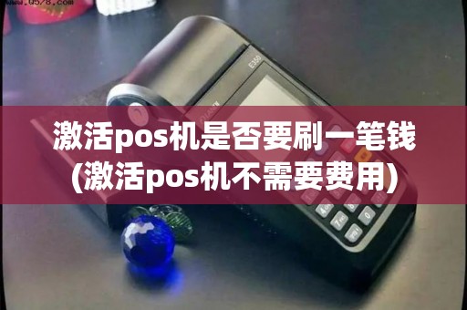 激活pos机是否要刷一笔钱(激活pos机不需要费用)