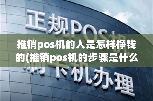 推销pos机的人是怎样挣钱的(推销pos机的步骤是什么)