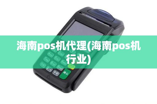 海南pos机代理(海南pos机行业)