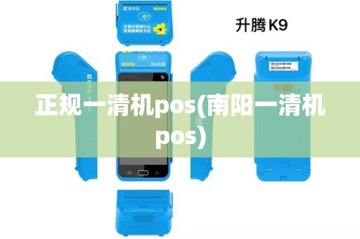 正规一清机pos(南阳一清机pos)