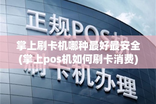 掌上刷卡机哪种最好最安全(掌上pos机如何刷卡消费)
