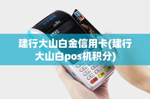 建行大山白金信用卡(建行大山白pos机积分)