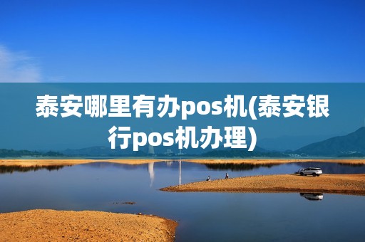 泰安哪里有办pos机(泰安银行pos机办理)