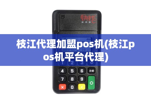 枝江代理加盟pos机(枝江pos机平台代理)