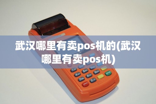 武汉哪里有卖pos机的(武汉哪里有卖pos机)