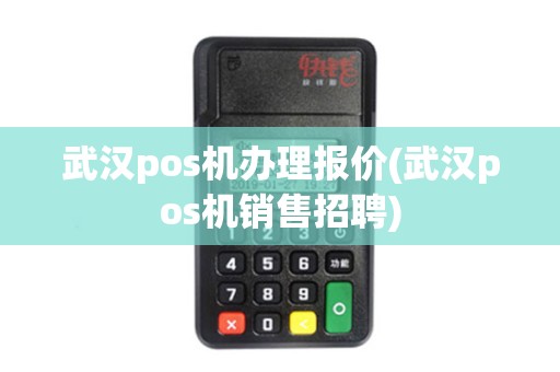 武汉pos机办理报价(武汉pos机销售招聘)