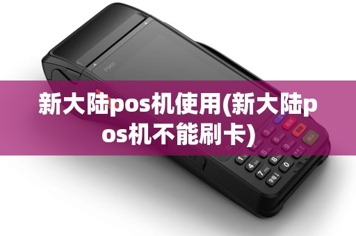 新大陆pos机使用(新大陆pos机不能刷卡)