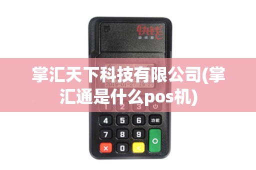 掌汇天下科技有限公司(掌汇通是什么pos机)