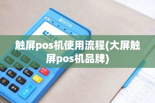 触屏pos机使用流程(大屏触屏pos机品牌)