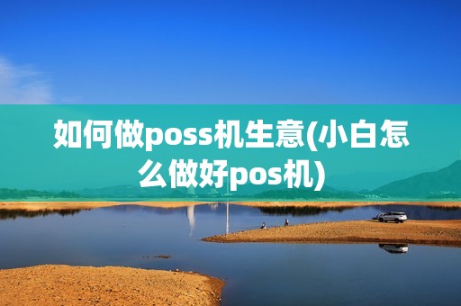 如何做poss机生意(小白怎么做好pos机)