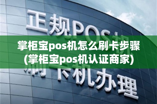 掌柜宝pos机怎么刷卡步骤(掌柜宝pos机认证商家)