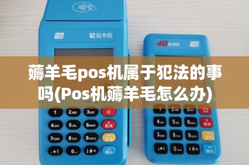 薅羊毛pos机属于犯法的事吗(Pos机薅羊毛怎么办)
