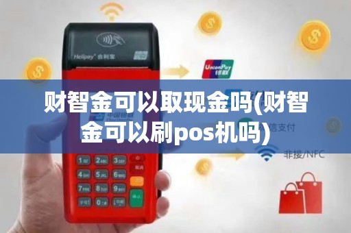 财智金可以取现金吗(财智金可以刷pos机吗)