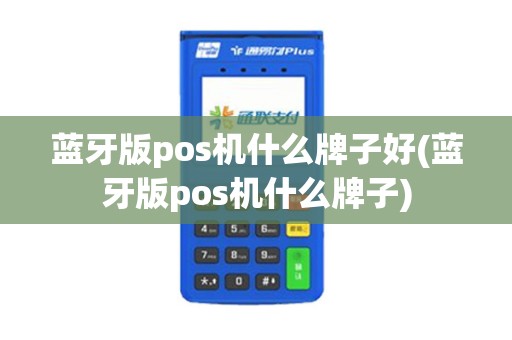 蓝牙版pos机什么牌子好(蓝牙版pos机什么牌子)