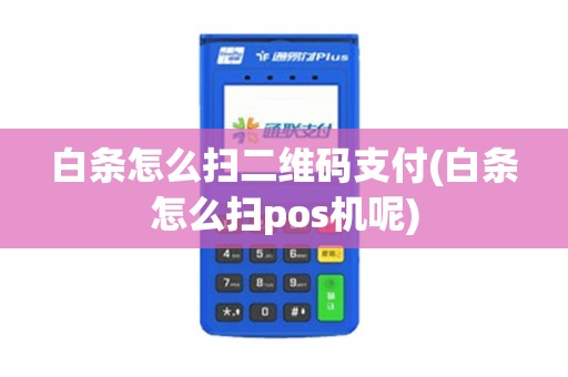 白条怎么扫二维码支付(白条怎么扫pos机呢)