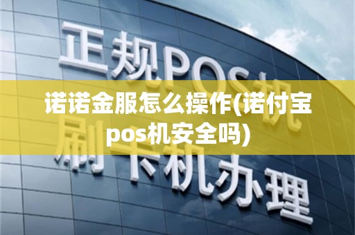 诺诺金服怎么操作(诺付宝pos机安全吗)