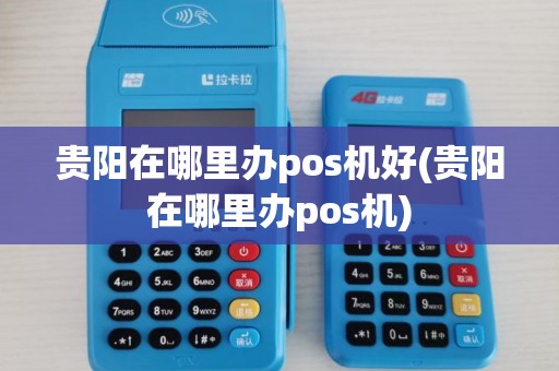 贵阳在哪里办pos机好(贵阳在哪里办pos机)