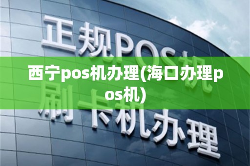 西宁pos机办理(海口办理pos机)