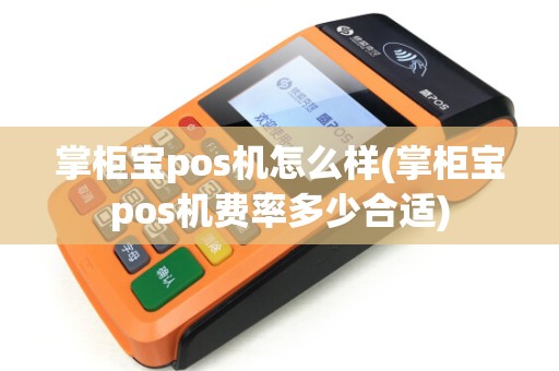 掌柜宝pos机怎么样(掌柜宝pos机费率多少合适)
