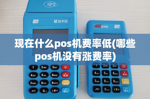 现在什么pos机费率低(哪些pos机没有涨费率)