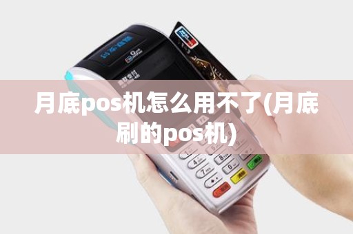 月底pos机怎么用不了(月底刷的pos机)