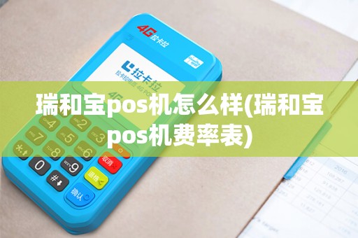 瑞和宝pos机怎么样(瑞和宝pos机费率表)
